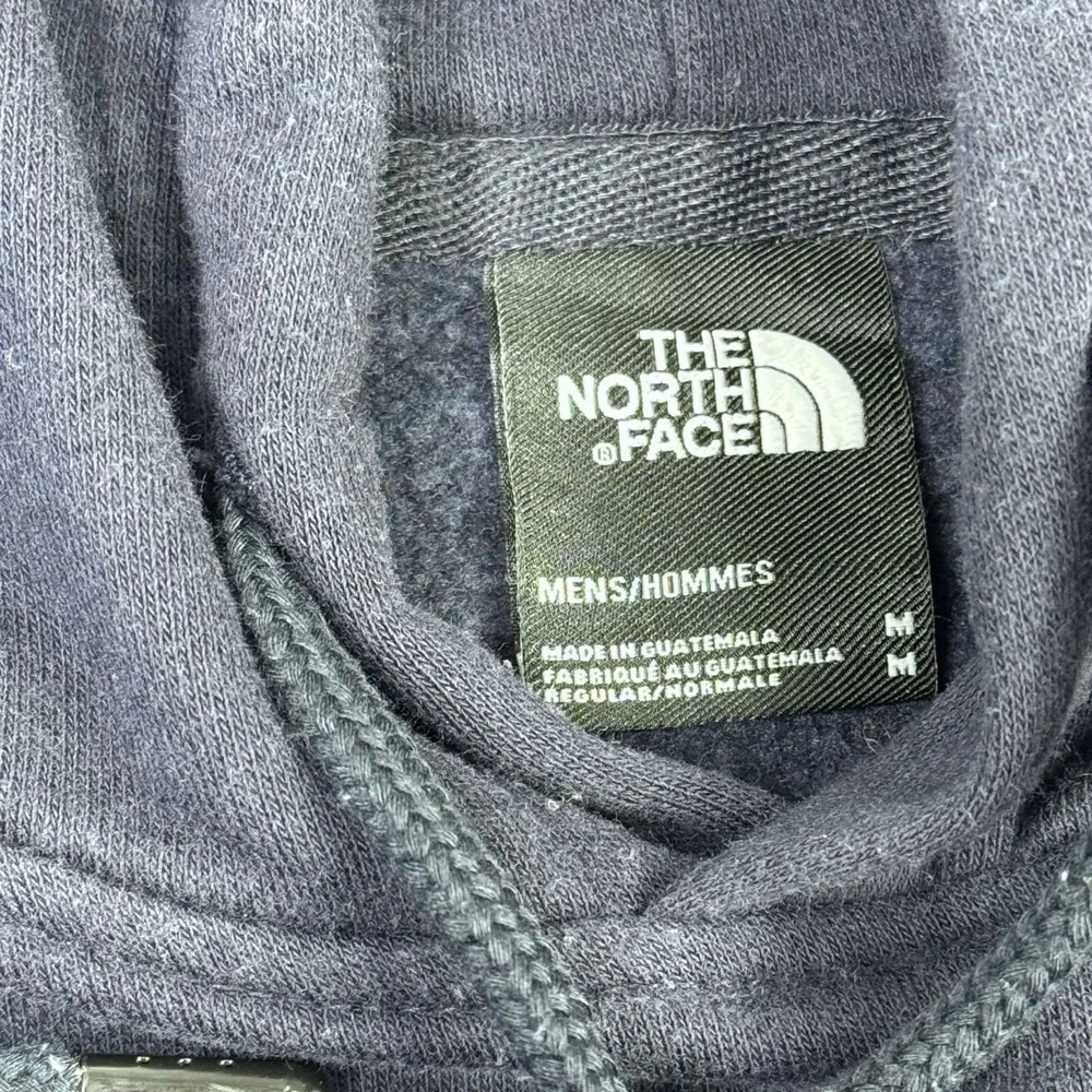 The North‎ Face Hoodie BEAR Graphic Logo Navy Blue Sweatshirt Men's Size M